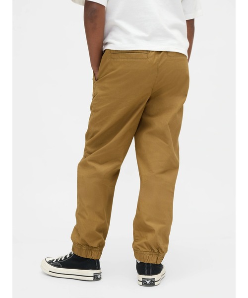 GAP(ギャップ)の「裏地付き ポプリンリラックスフィット ジョガーパンツ (キッズ)(その他パンツ・キッズ・ブラック系その他/ブルー系その他/グレー系その他/オフホワイト・140cm/130cm/160cm/150cm/120cm/110cm)」の9枚目の写真