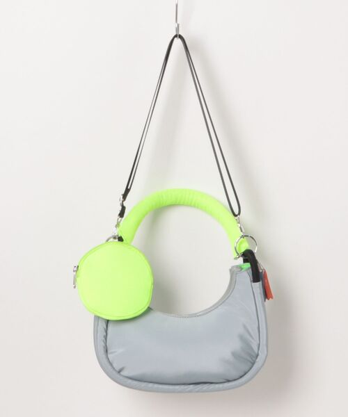 cheek(BAG)(チーク)の「round 2way shoulder / ショルダーバッグ(ショルダーバッグ・レディース・ホワイト/グレー/ブラック・FREE)」の3枚目の写真