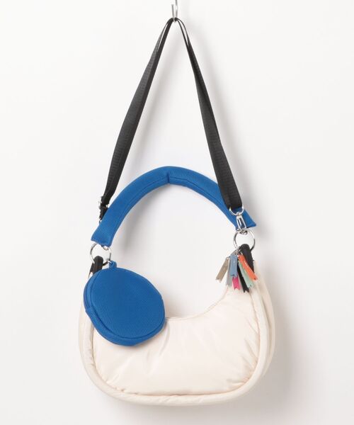cheek(BAG)(チーク)の「round 2way shoulder / ショルダーバッグ(ショルダーバッグ・レディース・ホワイト/グレー/ブラック・FREE)」の1枚目の写真