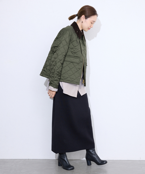 Barbour（バブアー）の「Barbour/バブアー SPEY QUILTED JACKET MQU18020L71（その他アウター・レディース・カーキ・34/36）」の3枚目の写真