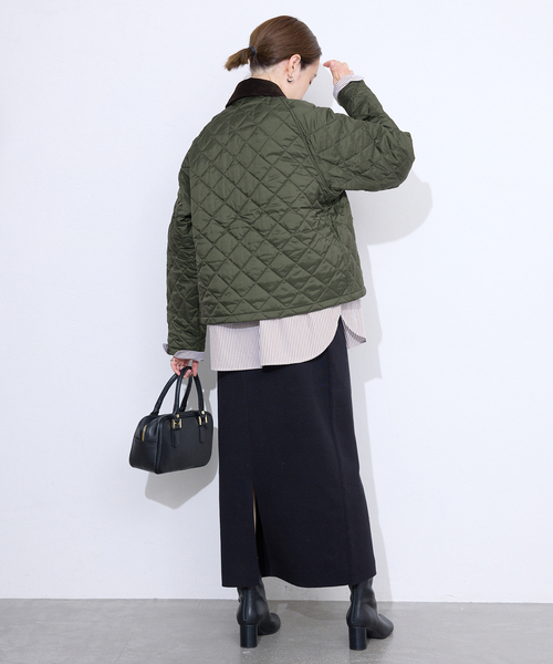 Barbour（バブアー）の「Barbour/バブアー SPEY QUILTED JACKET MQU18020L71（その他アウター・レディース・カーキ・34/36）」の5枚目の写真