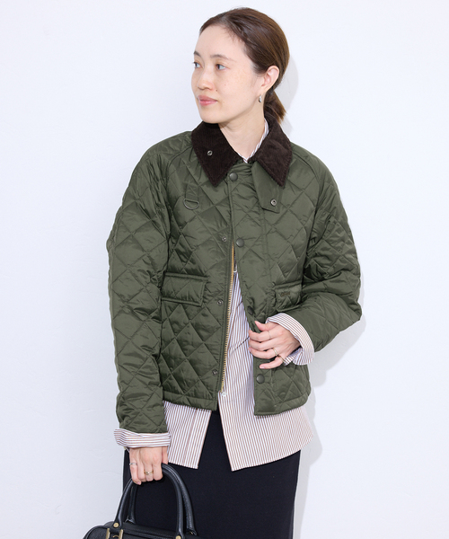 Barbour（バブアー）の「Barbour/バブアー SPEY QUILTED JACKET MQU18020L71（その他アウター・レディース・カーキ・34/36）」の6枚目の写真