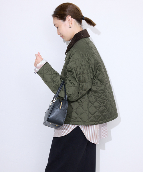 Barbour（バブアー）の「Barbour/バブアー SPEY QUILTED JACKET MQU18020L71（その他アウター・レディース・カーキ・34/36）」の10枚目の写真