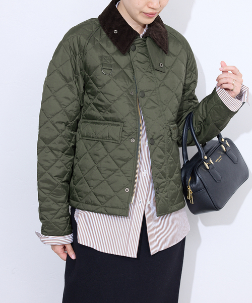 Barbour（バブアー）の「Barbour/バブアー SPEY QUILTED JACKET MQU18020L71（その他アウター・レディース・カーキ・34/36）」の12枚目の写真