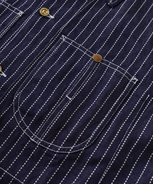 セール】【86】【HOUSTON/ヒューストン】ウォバッシュ デニム レイル