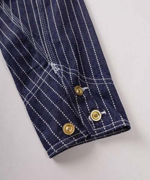 セール】【86】【HOUSTON/ヒューストン】ウォバッシュ デニム レイル