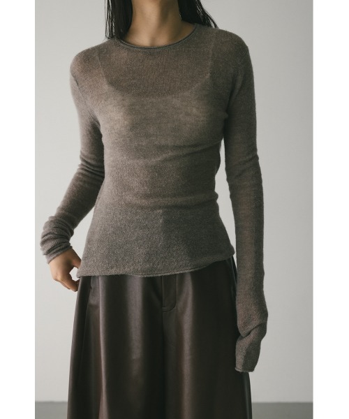 ロングスリーブソフトニット（ニット/セーター）｜STYLEMIXER