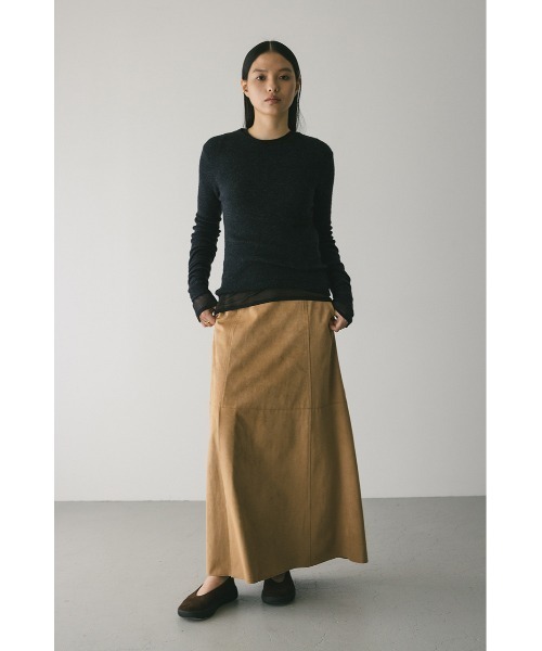 STYLEMIXER(スタイルミキサー)の「ロングスリーブソフトニット(ニット/セーター・レディース・アイボリー/ブラック/ライム/グレー・FREE)」の13枚目の写真
