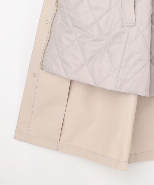 J.PRESS(ジェイプレス)の「【ライナー付き】VINAジェットオックス ノーカラー コート(ノーカラーコート・レディース・ベージュ系/ネイビー系・T15/T13)」の16枚目の写真