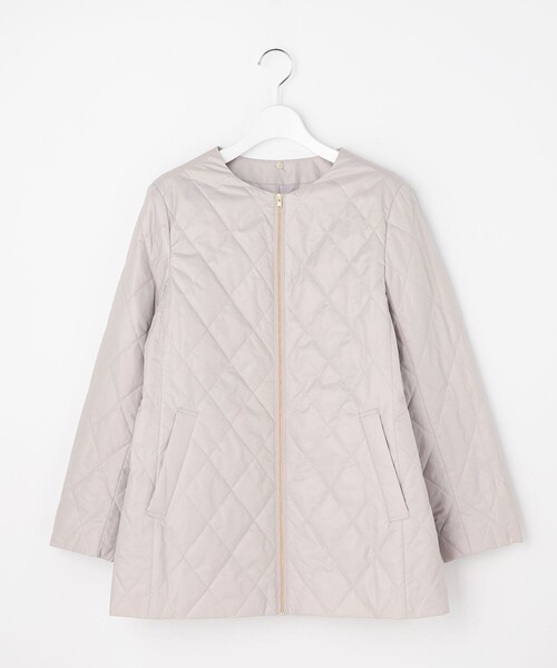 J.PRESS(ジェイプレス)の「【ライナー付き】VINAジェットオックス ノーカラー コート(ノーカラーコート・レディース・ベージュ系/ネイビー系・T15/T13)」の18枚目の写真