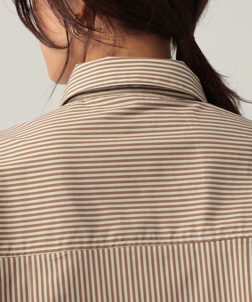 Elura(エルーラ)の「ストライプシャツ/621809(シャツ/ブラウス・レディース・ベージュ/ブルー・MEDIUM/LARGE)」の17枚目の写真
