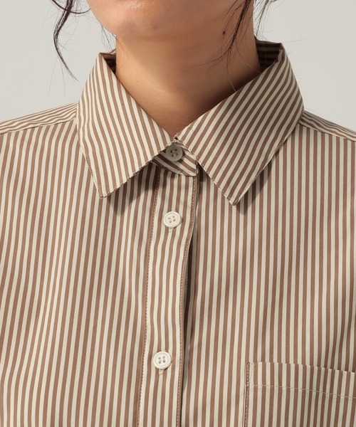 Elura(エルーラ)の「ストライプシャツ/621809(シャツ/ブラウス・レディース・ベージュ/ブルー・MEDIUM/LARGE)」の13枚目の写真