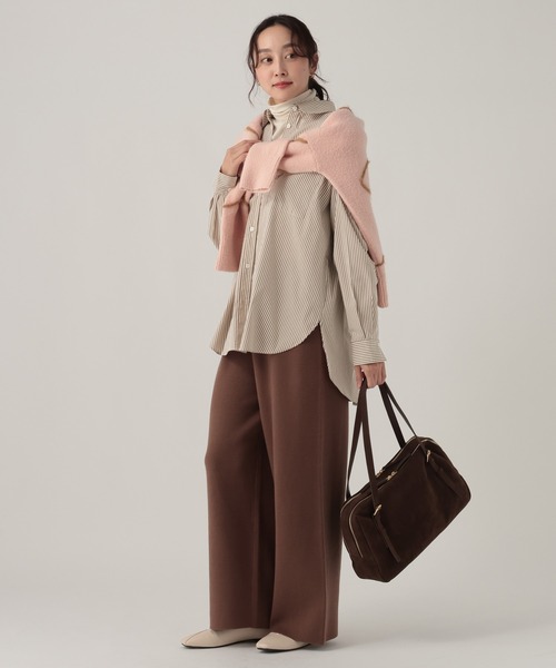 Elura(エルーラ)の「ストライプシャツ/621809(シャツ/ブラウス・レディース・ベージュ/ブルー・MEDIUM/LARGE)」の22枚目の写真