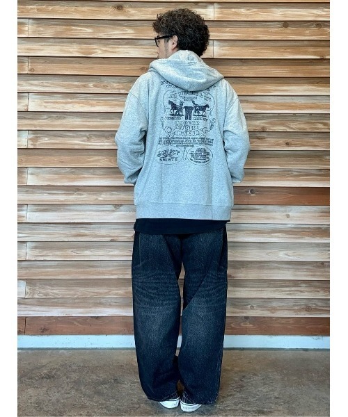 EDWIN（エドウィン）の「EDWIN(エドウィン)【メンズ】ワイドストレートパンツ（デニムパンツ・メンズ・ブラック・L/M/S/XS）」の5枚目の写真