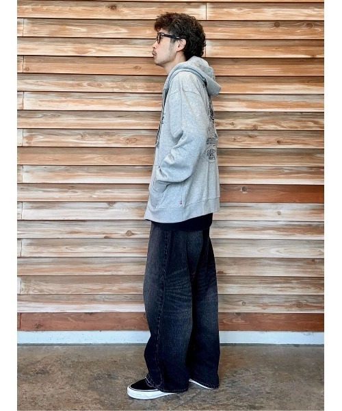 EDWIN（エドウィン）の「EDWIN(エドウィン)【メンズ】ワイドストレートパンツ（デニムパンツ・メンズ・ブラック・L/M/S/XS）」の6枚目の写真
