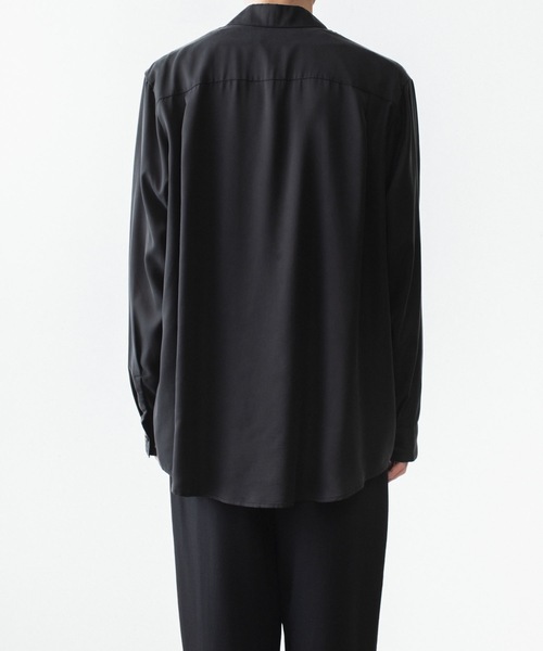 ATTACHMENT(アタッチメント)の「CU/PE フィブリルサテン L/S SHIRT / CU/PE FIBRIL SATIN L/S SHIRT(シャツ/ブラウス・メンズ・オフホワイト/ブラック/ライトブラウン・2/1/3/4)」の6枚目の写真
