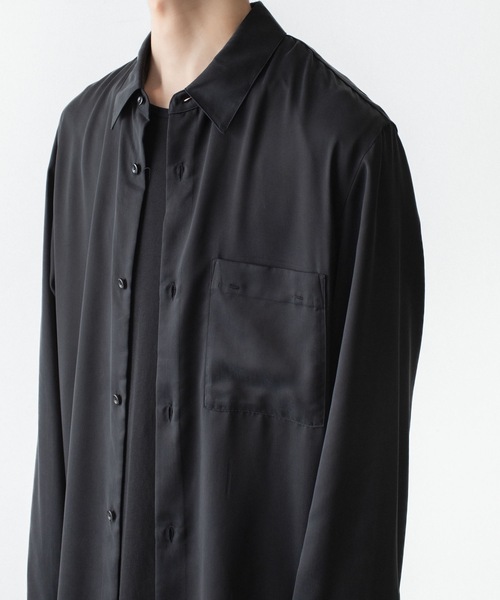 ATTACHMENT(アタッチメント)の「CU/PE フィブリルサテン L/S SHIRT / CU/PE FIBRIL SATIN L/S SHIRT(シャツ/ブラウス・メンズ・オフホワイト/ブラック/ライトブラウン・2/1/3/4)」の8枚目の写真