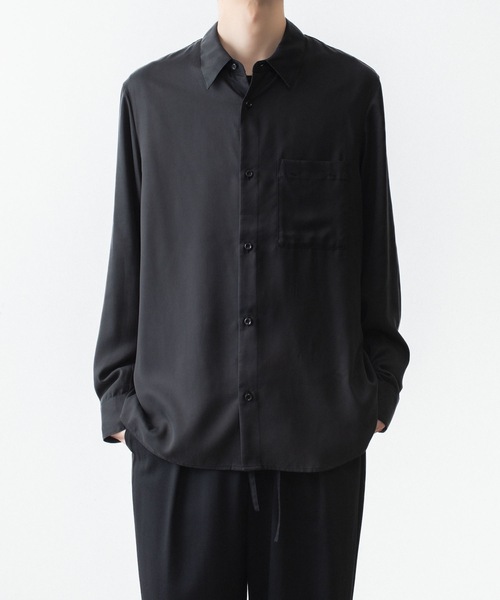 ATTACHMENT(アタッチメント)の「CU/PE フィブリルサテン L/S SHIRT / CU/PE FIBRIL SATIN L/S SHIRT(シャツ/ブラウス・メンズ・オフホワイト/ブラック/ライトブラウン・2/1/3/4)」の11枚目の写真