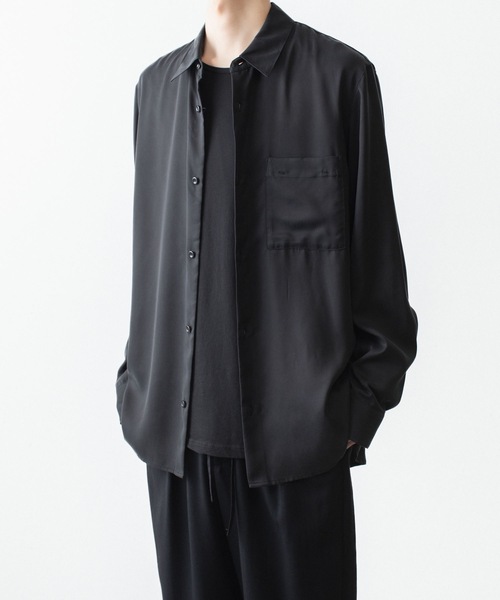 ATTACHMENT(アタッチメント)の「CU/PE フィブリルサテン L/S SHIRT / CU/PE FIBRIL SATIN L/S SHIRT(シャツ/ブラウス・メンズ・オフホワイト/ブラック/ライトブラウン・2/1/3/4)」の20枚目の写真