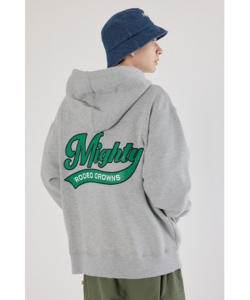 RODEO CROWNS WIDE BOWL(ロデオクラウンズワイドボウル)の「MIGHTY ZIPパーカー(パーカー・メンズ・杢グレー/ブラック/ダークグリーン・MEDIUM/LARGE)」の21枚目の写真