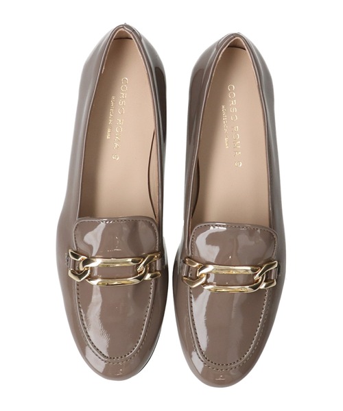 CORSO ROMA,9(コルソローマ)の「【CORSO ROMA 9】ラウンドトウチェーンビットローファー(W1623W)(ローファー・レディース・ブラック系その他/グレイッシュベージュ/ブラック・37/39/36/35/38)」の16枚目の写真