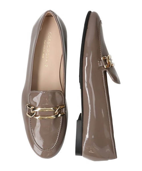 CORSO ROMA,9(コルソローマ)の「【CORSO ROMA 9】ラウンドトウチェーンビットローファー(W1623W)(ローファー・レディース・ブラック系その他/グレイッシュベージュ/ブラック・37/39/36/35/38)」の17枚目の写真