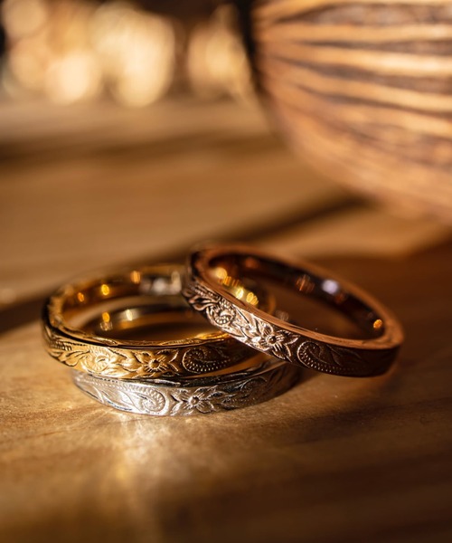 IRIEBEACH(アイリービーチ)の「Flat ring 3mm/【ハワイアンジュエリー】【サージカルステンレス】【金属アレルギー対応】【IRIEBEACH / アイリービーチ】つけっぱなしOK(リング・レディース・シルバー/ゴールド/ピンク・7号/9号/11号/13号/15号/17号/19号/21号)」の1枚目の写真