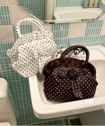 IMARI（イマリ）の「【 IMARI / イマリ 】 ドット フリル ハンドバッグ #（ハンドバッグ）」