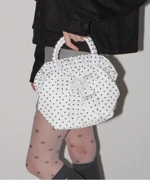 IMARI（イマリ）の「【 IMARI / イマリ 】 ドット フリル ハンドバッグ #（ハンドバッグ）」
