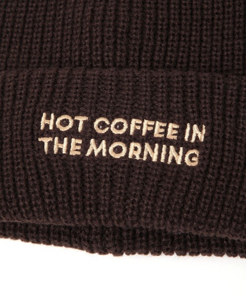 BAYFLOW（ベイフロー）の「フロント刺繍ニットワッチ（ニットキャップ/ビーニー・レディース・ブラック/ベージュ/ブラウン・FREE）」の7枚目の写真