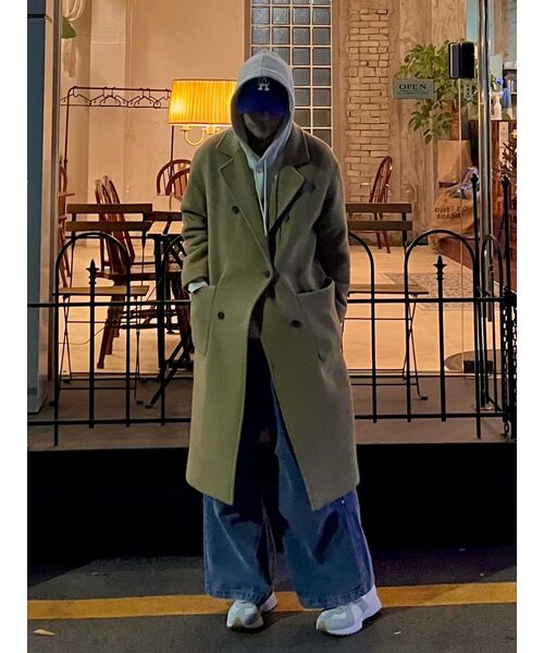 AVANDRESS(アバンドレス )の「Side Big Cargo Pants BLUE(デニムパンツ・レディース・ブルー・LARGE/MEDIUM/SMALL/X-SMALL/XX-SMALL)」の5枚目の写真