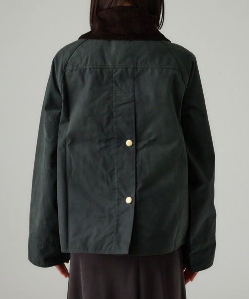 Barbour（バブアー）の「【Barbour】CATTON WAX JACKET（ミリタリージャケット・レディース・オリーブ/ブラック・FREE）」の17枚目の写真