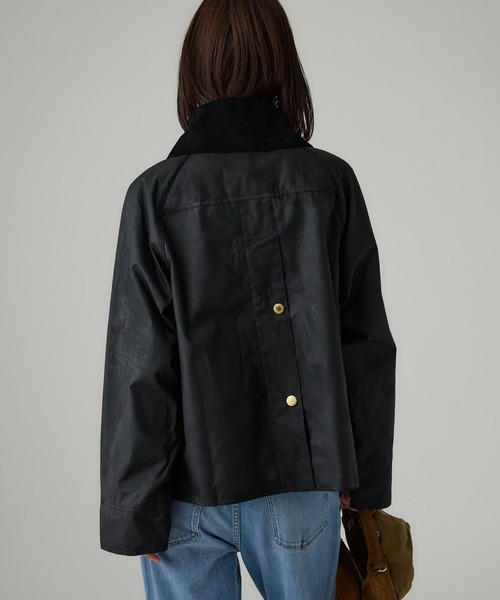 Barbour（バブアー）の「【Barbour】CATTON WAX JACKET（ミリタリージャケット・レディース・オリーブ/ブラック・FREE）」の11枚目の写真
