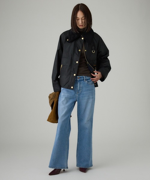 Barbour（バブアー）の「【Barbour】CATTON WAX JACKET（ミリタリージャケット・レディース・オリーブ/ブラック・FREE）」の13枚目の写真