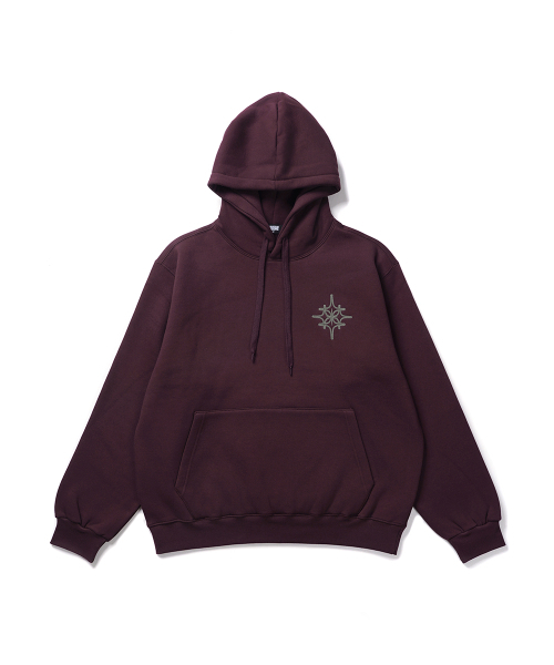 GAKKAI UNIONS（ガッカイユニオンズ）の「ポスターチェーンフードティーバーガンディ（パーカー・レディース・その他・SMALL/MEDIUM/LARGE/X-LARGE）」の2枚目の写真
