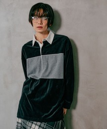 LEPSIM | ベロア切り替えラガープルオーバー　621351(Tシャツ/カットソー)