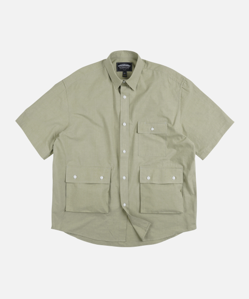 FRIZMWORKS(フリズムワークス)の「WASHED TRIPLE POCKET HALF SHIRT _ LIGHT GREEN(シャツ/ブラウス・メンズ・その他・MEDIUM/LARGE/X-LARGE/SMALL)」の1枚目の写真