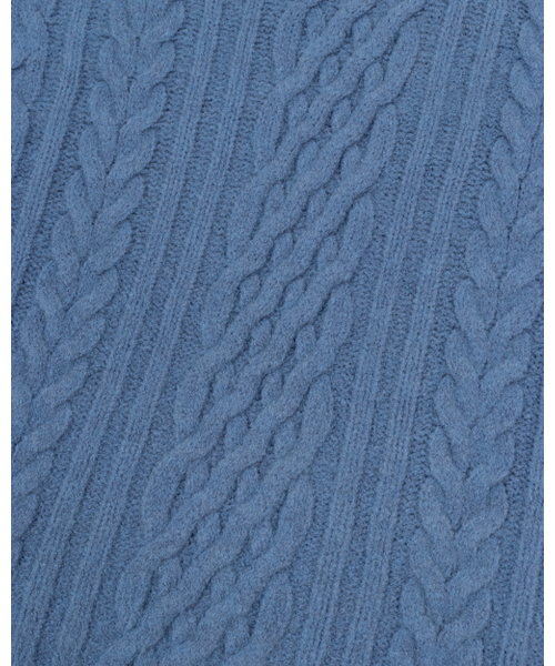 MOAA（モア）の「Classic Cable Knit Top (AZURE)（ニット/セーター・レディース・その他・MEDIUM/SMALL）」の4枚目の写真