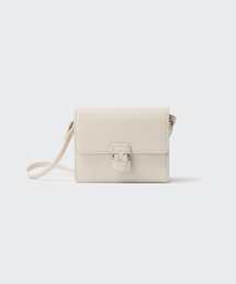 MUSINSA STANDARD WOMAN(VTX^_[hE[})Women's Hinge Micro Crossbody Bag [Ivory](bZW[obO)