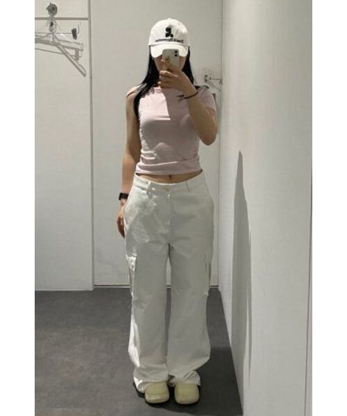 Rest&Recreation(レストアンドレクリエーション)の「COTTON CARGO PANTS_WHITE(その他パンツ・レディース・その他・SMALL/MEDIUM)」の6枚目の写真