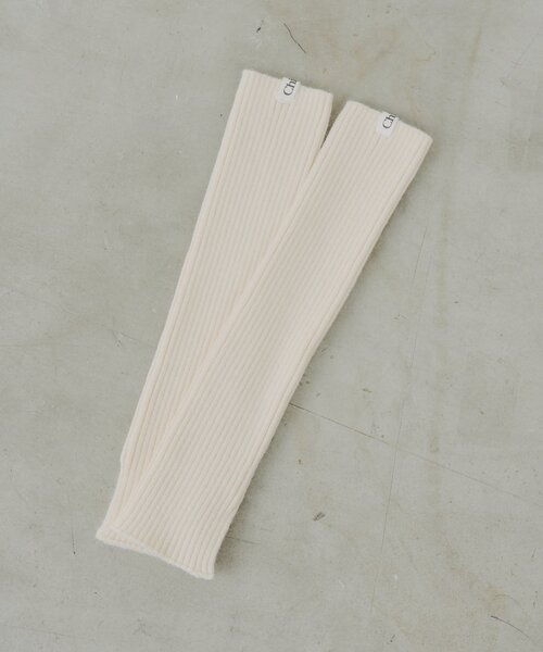 Chico（チコ）の「ネーム付きリブレッグウォーマー（レッグウォーマー・レディース・ブラウン/アイボリー/グレー・FREE）」の8枚目の写真