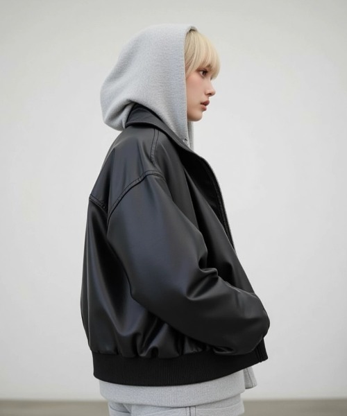 A'GEM/9 × .kom 『.kom/ドットケーオーエム』 フェイクレザー