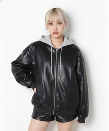 A'GEM/9 × .kom 『.kom/ドットケーオーエム』 フェイクレザー