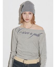 EMODA | ワイドネックサイドストリングトップス(Tシャツ/カットソー)