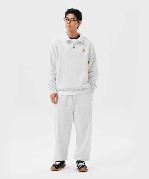 BASIC LOGO HALF-ZIP-UP SWEATSHIRT（スウェット）｜Wacky WiLLy