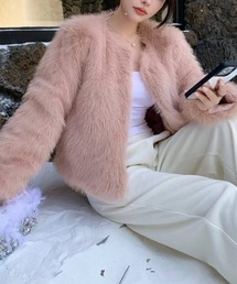 ノーカラーコート（ピンク/桃色系）ファッション通販 - ZOZOTOWN