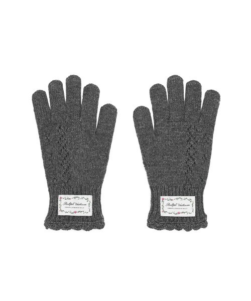ROCKFISH WEATHERWEAR(ロックフィッシュウェザーウェア)の「LACE KNIT GLOVES(手袋・レディース・グレー/アイボリー/オートミール・FREE)」の11枚目の写真