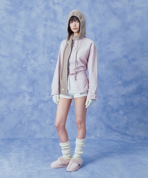 ROCKFISH WEATHERWEAR(ロックフィッシュウェザーウェア)の「LACE KNIT GLOVES(手袋・レディース・グレー/アイボリー/オートミール・FREE)」の5枚目の写真