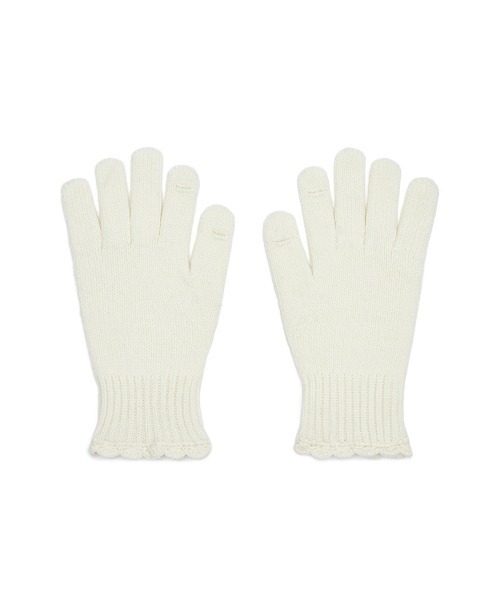 ROCKFISH WEATHERWEAR(ロックフィッシュウェザーウェア)の「LACE KNIT GLOVES(手袋・レディース・グレー/アイボリー/オートミール・FREE)」の7枚目の写真
