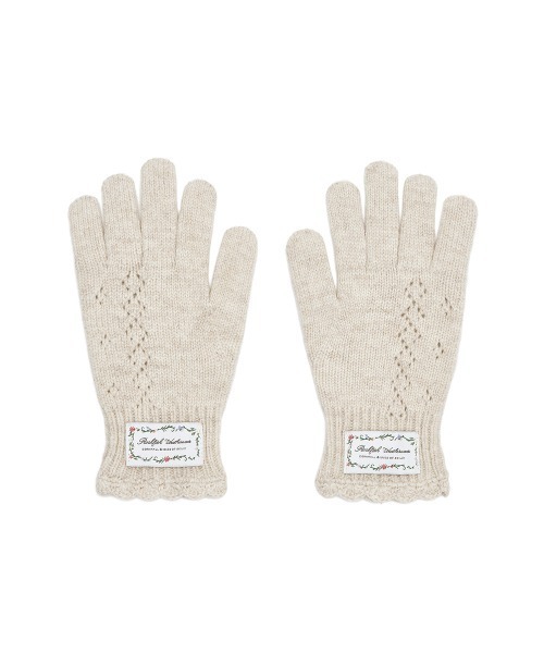 ROCKFISH WEATHERWEAR(ロックフィッシュウェザーウェア)の「LACE KNIT GLOVES(手袋・レディース・グレー/アイボリー/オートミール・FREE)」の17枚目の写真